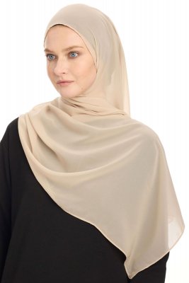 Chiffon Hijab - Taupe Clair