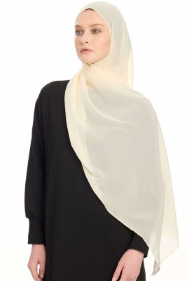 Chiffon Hijab - Beige Clair