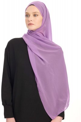 Chiffon Hijab - Violet Clair