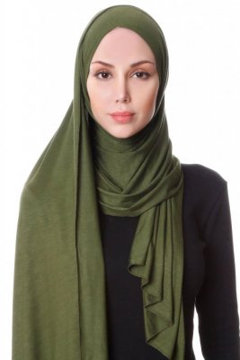 Hanfendy Khaki Praktisk One Piece Hijab 201726a