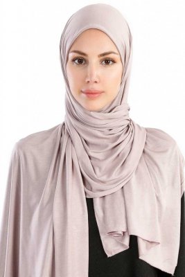 Hanfendy Stengrå Praktisk One Piece Hijab Sjal Ecardin 201738-1