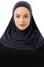 Esma - Hijab Amira Anthracite - Firdevs