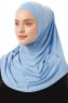Esma - Hijab Amira Bleu Clair - Firdevs
