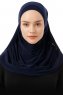 Esma - Hijab Amira Bleu Marin - Firdevs