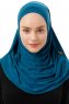 Esma - Hijab Amira Vert Pétrole - Firdevs