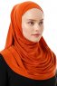 Esma - Hijab Amira Orange - Firdevs