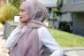 Akay - Hijab à Motifs Taupe - Sal Evi