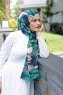 Kader - Hijab à Motifs Vert - Sal Evi