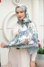 Hijab Twill à Motifs Ananas - Sal Evi