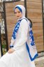 Hijab Twill à Motifs Orchidée - Sal Evi