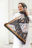 Hijab Twill à Motifs Gold - Sal Evi