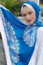 Hijab Twill à Motifs Blue Dream - Sal Evi