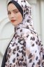 Hijab Twill à Motifs Leopard - Sal Evi