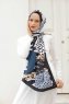 Hijab Twill à Motifs Chaîne - Sal Evi