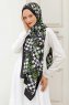 Hijab Twill à Motifs Forêt - Sal Evi