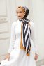 Hijab Twill à Motifs Yellow Pearl - Sal Evi