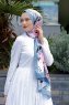 Hijab Twill à Motifs Pink Breeze - Sal Evi