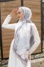 Hijab Twill à Motifs Daisy - Sal Evi