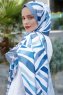 Hijab Twill à Motifs Clouds - Sal Evi