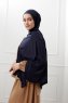 Sibel - Hijab Jersey Bleu Marin Foncé