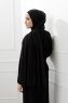 Sibel - Hijab Jersey Noir