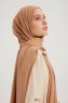 Sibel - Hijab Jersey Marron Clair