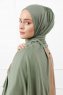 Sibel - Hijab Jersey Vert