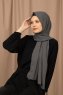 Yildiz - Hijab Crepe Chiffon Gris