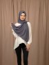 Yildiz - Hijab Crepe Chiffon Anthracite