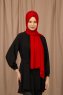 Yildiz - Hijab Crepe Chiffon Rouge