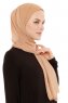 Derya - Hijab Pratique Chiffon Gold