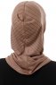 Babe Cross - Hijab Al Amira One-Piece Taupe Foncé