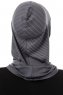 Babe Cross - Hijab Al Amira One-Piece Gris Foncé