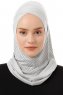 Babe Cross - Hijab Al Amira One-Piece Gris Clair