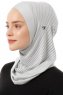 Babe Cross - Hijab Al Amira One-Piece Gris Clair