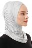 Babe Cross - Hijab Al Amira One-Piece Gris Clair