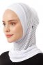 Babe Plain - Hijab Al Amira One-Piece Blanc