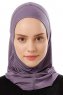 Babe Plain - Hijab Al Amira One-Piece Violet