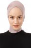 Elnara - Bonnet Cross Hijab Gris Pierre