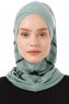 Ekose Cross - Hijab Al Amira One-Piece Vert