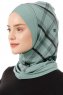 Ekose Cross - Hijab Al Amira One-Piece Vert
