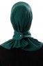 Ceren - Hijab Pratique Viscose Vert Foncé