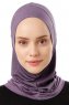 Wind Plain - Hijab Al Amira One-Piece Violet