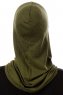 Wind Plain - Hijab Al Amira One-Piece Kaki
