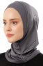 Wind Plain - Hijab Al Amira One-Piece Gris Foncé