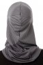 Wind Plain - Hijab Al Amira One-Piece Gris Foncé