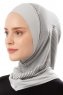 Wind Plain - Hijab Al Amira One-Piece Gris Clair