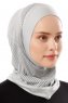 Wind Plain - Hijab Al Amira One-Piece Gris Clair
