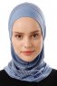 Wind Plain - Hijab Al Amira One-Piece Indigo