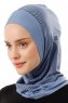 Wind Plain - Hijab Al Amira One-Piece Indigo